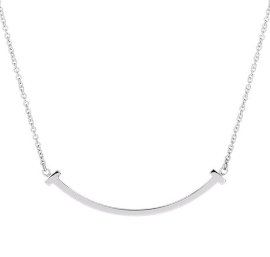 Sterling silver - Smiley face Halsband